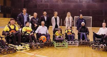 MOJO Homes Meets Hills United Powerchair Team