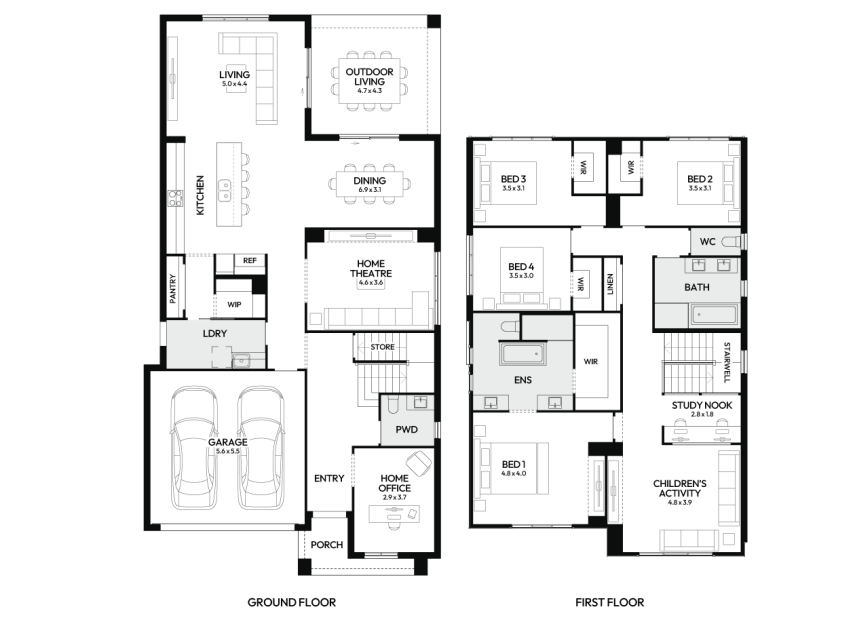 chevron-37-double-storey-home-design-floorplan-standard-LHS