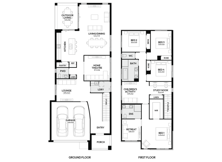 eclipse-32-double-storey-home-design-floorplan-standard-LHS