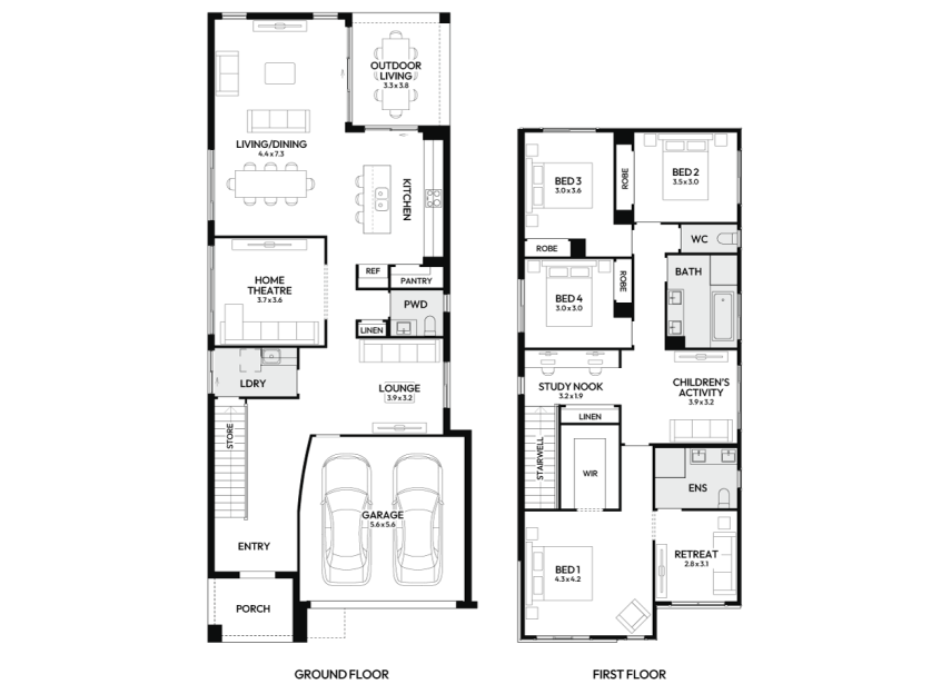 eclipse-32-double-storey-home-design-floorplan-standard-RHS