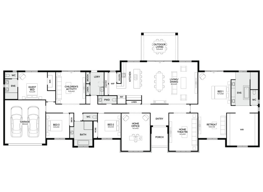 barrington-46-acreage-home-design-floorplan-standard-LHS