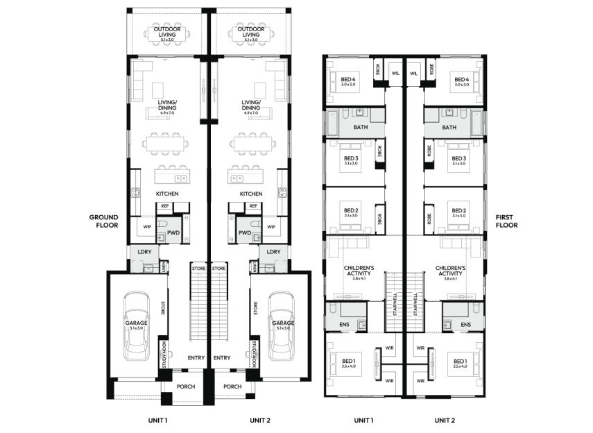 chicago-duplex-home-design-floorplan-standard-LHS