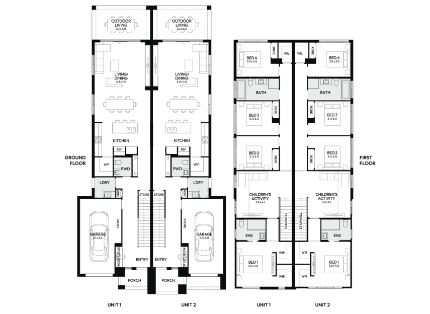 chicago-duplex-home-design-floorplan-standard-RHS