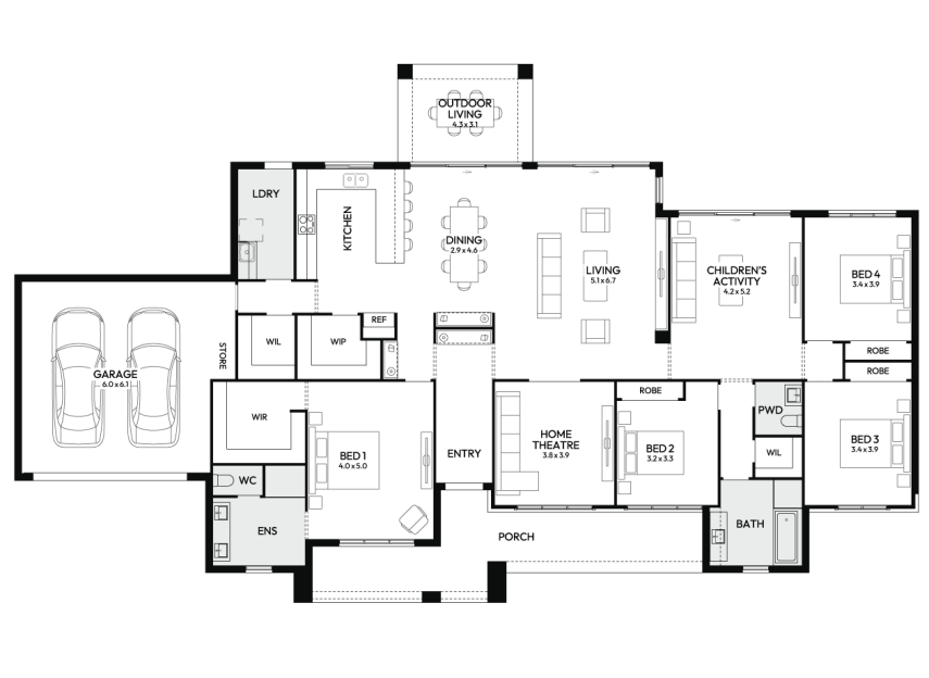 dalton-36-acreage-home-design-floorplan-standard-LHS