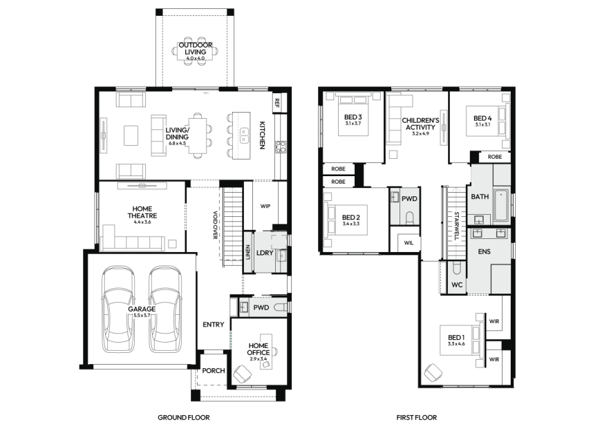 enigma-31-double-storey-home-design-floorplan-option-2-LHS