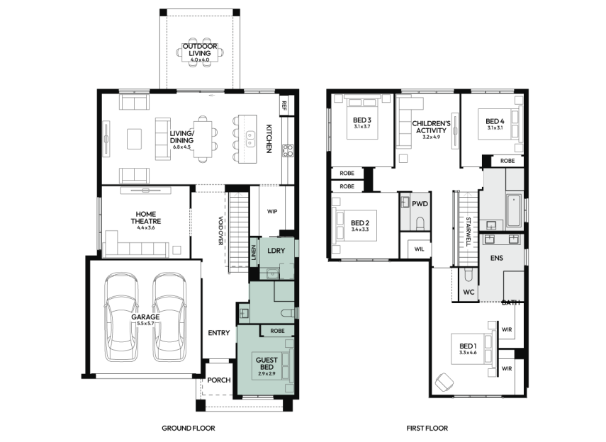 enigma-31-double-storey-home-design-floorplan-option-5-LHS