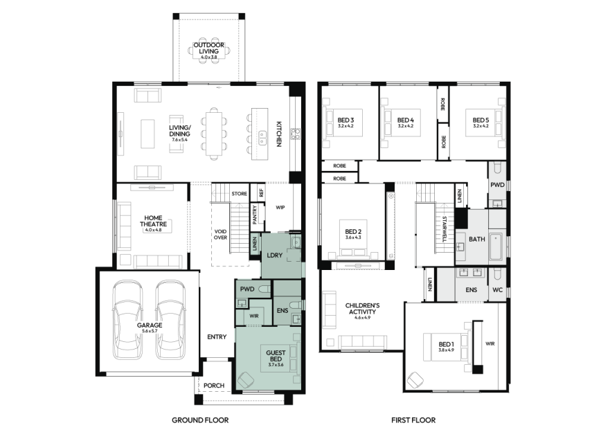 enigma-41-double-storey-home-design-floorplan-option-10-LHS