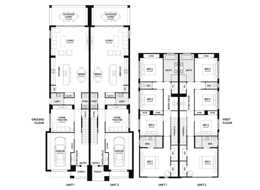 orlando-duplex-home-design-floorplan-standard-RHS