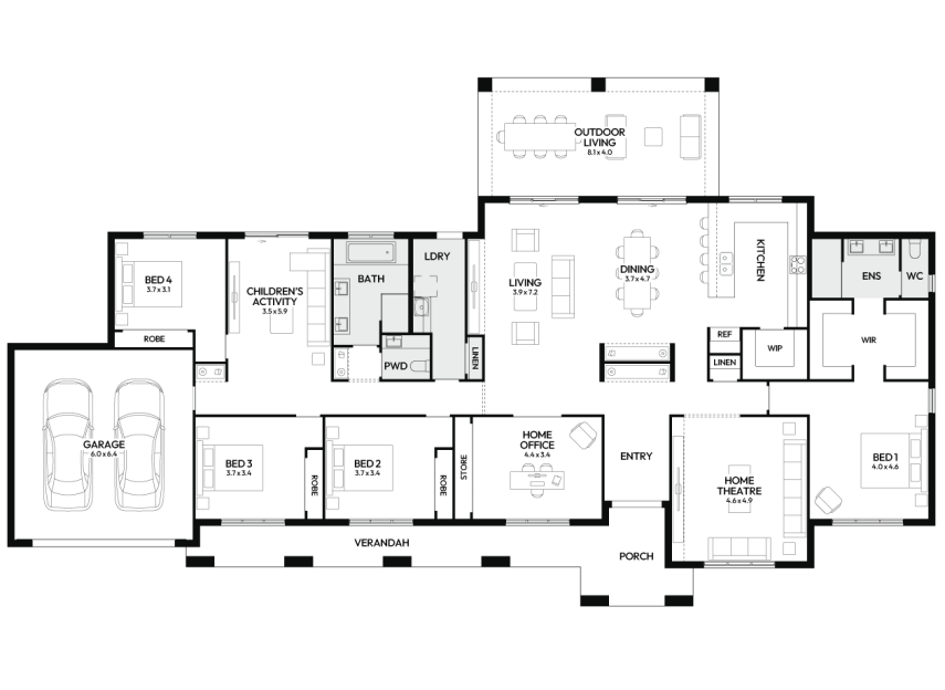 roxbury-41-acreage-home-design-floorplan-standard-LHS