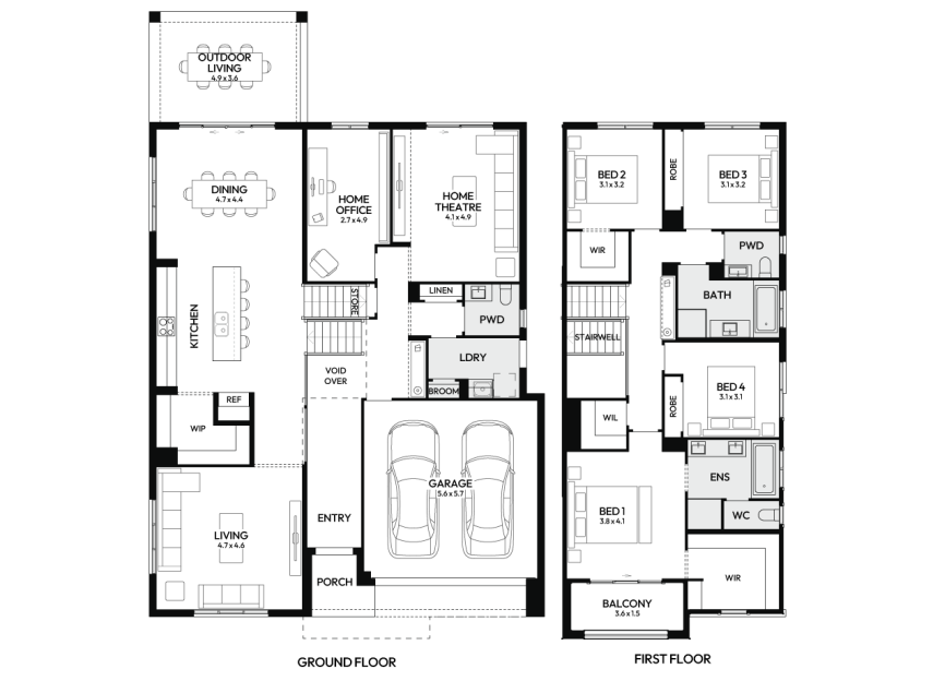 trilogy-35-split-level-home-design-floorplan-sandard-RHS