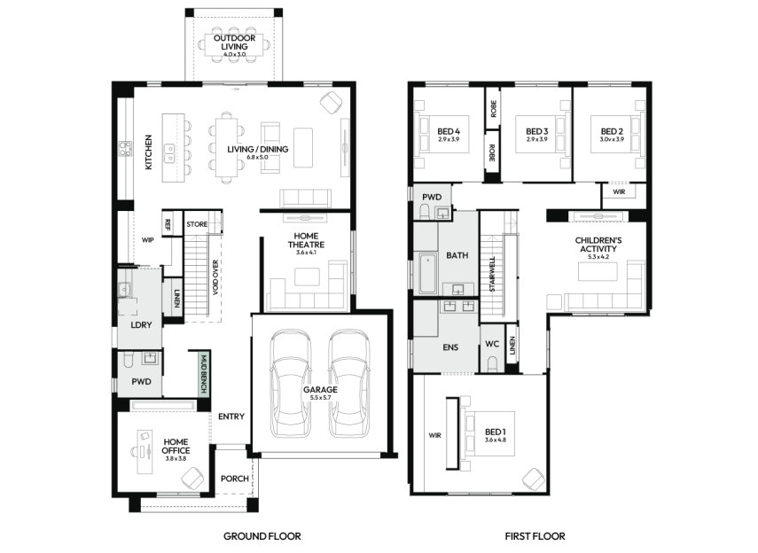 Freshwater-35-double-storey-home-design-floorplan-option-10-RHS