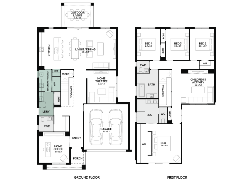 Freshwater-35-double-storey-home-design-floorplan-option-11-RHS