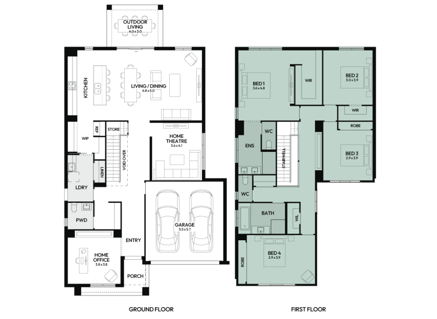 Freshwater-35-double-storey-home-design-floorplan-option-4-RHS