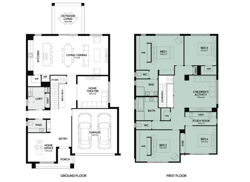 Enigma-37-double-storey-home-design-floorplan-option-3-RHS