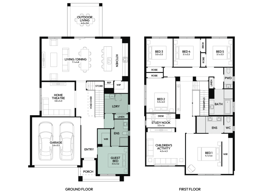 Enigma-37-double-storey-home-design-floorplan-option-8-LHS