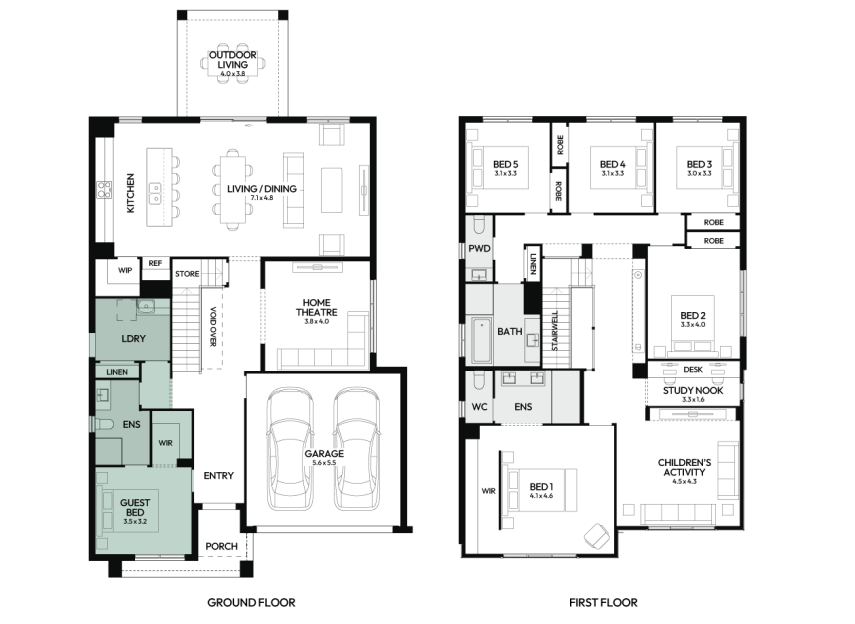 Enigma-37-double-storey-home-design-floorplan-option-8-RHS