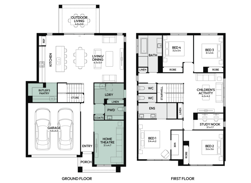 charisma-30-double-storey-home-design-floorplan-option-2-LHS