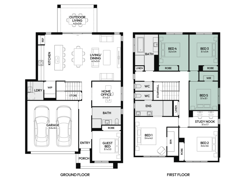 charisma-30-double-storey-home-design-floorplan-option-4-LHS