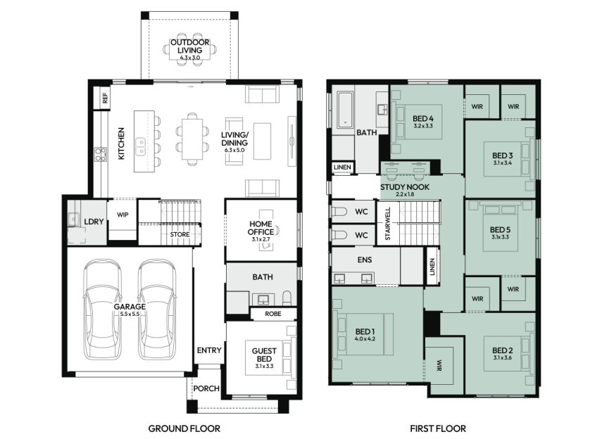 charisma-30-double-storey-home-design-floorplan-option-5-LHS