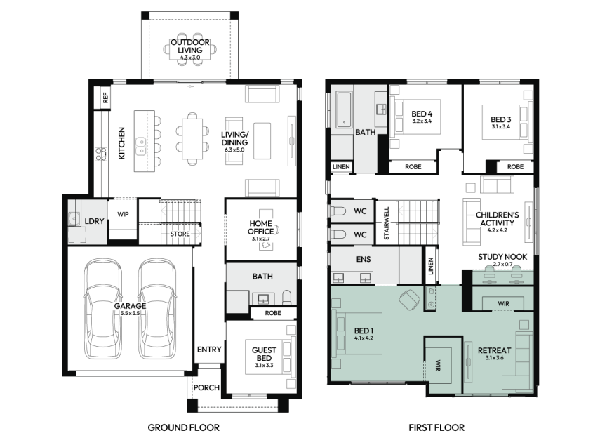 charisma-30-double-storey-home-design-floorplan-option-8-LHS