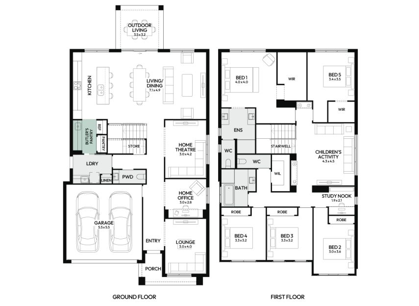 charisma-37-double-storey-home-design-floorplan-standard-option-2-LHS