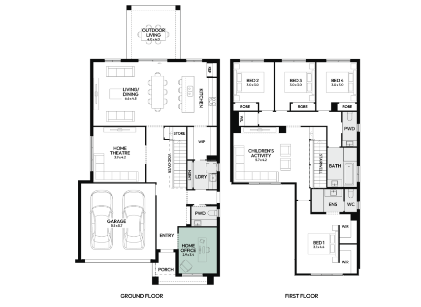 enigma-32-double-storey-home-design-floorplan-option-3-LHS