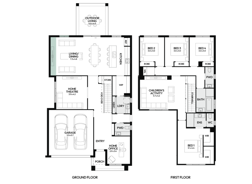 enigma-32-double-storey-home-design-floorplan-option-4-LHS