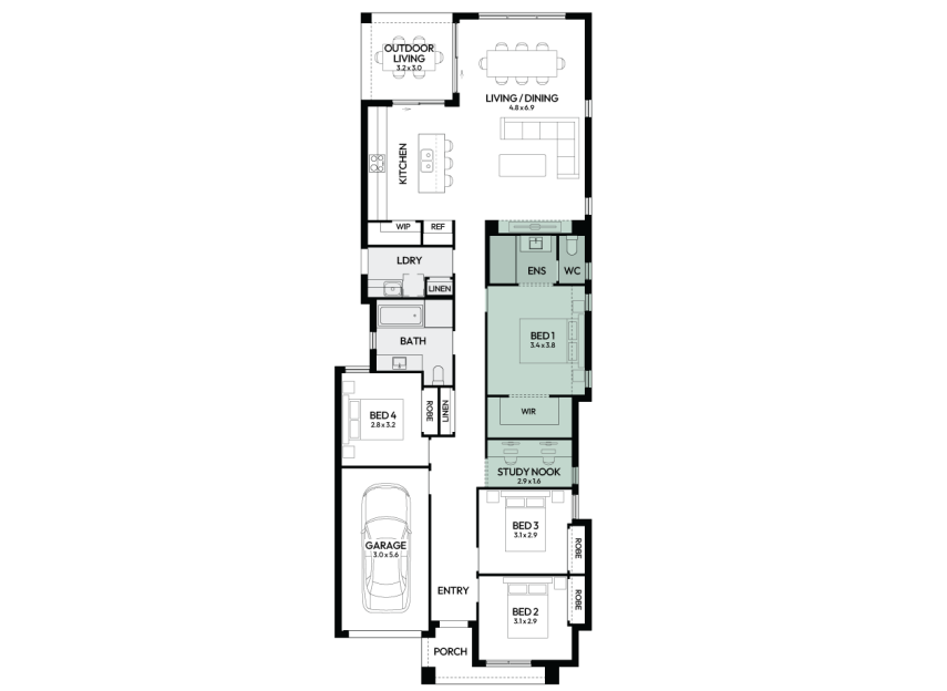 liberty-20-one-single-storey-home-design-option-1-LHS