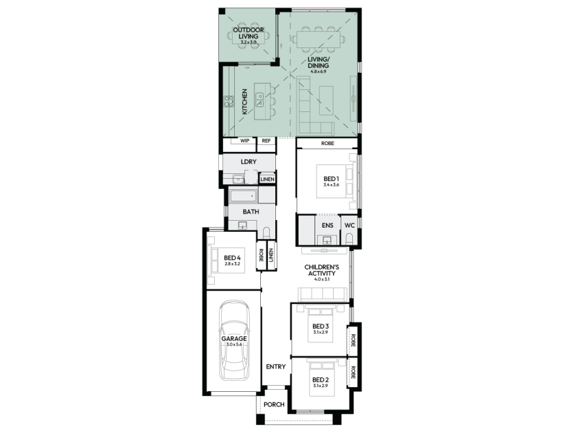 liberty-20-one-single-storey-home-design-option-2-LHS