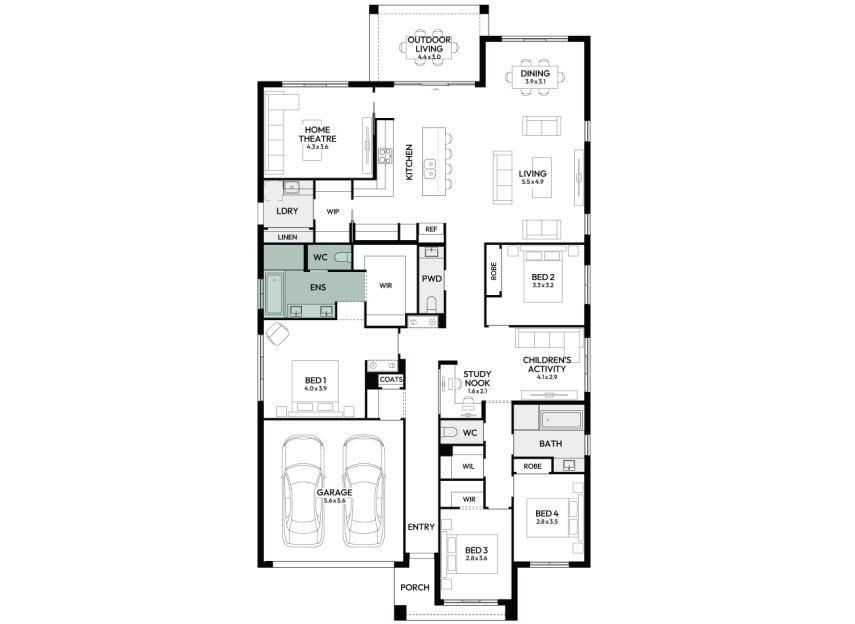 oasis-31-single-storey-home-design-floorplan-option-1-LHS