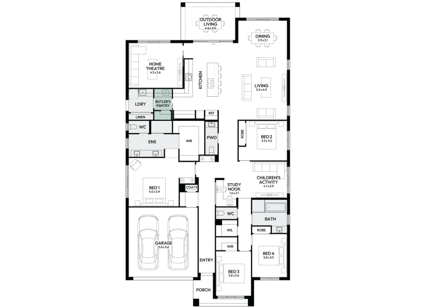 oasis-31-single-storey-home-design-floorplan-option-2-LHS