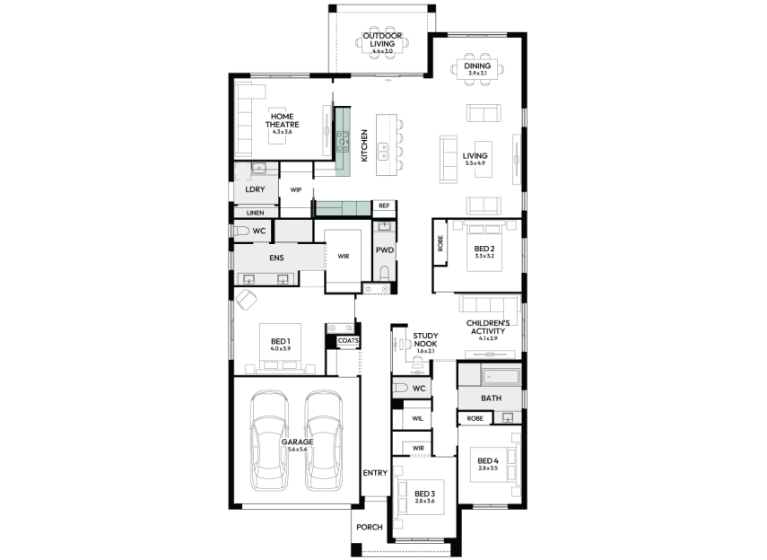 oasis-31-single-storey-home-design-floorplan-option-6-LHS