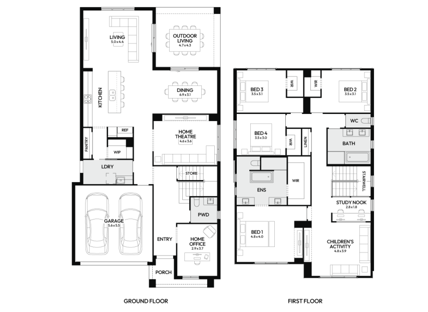 chevron-37-double-storey-home-design-floorplan-standard-LHS