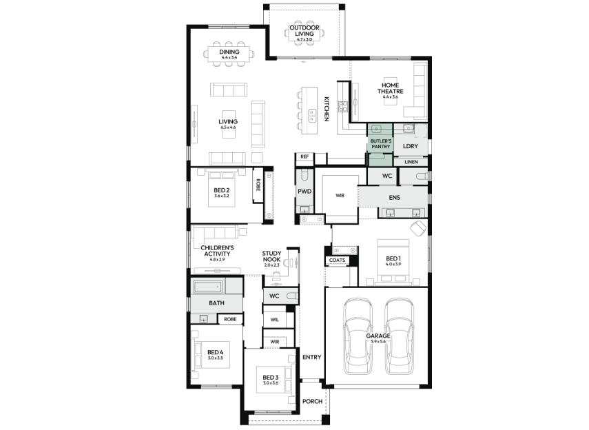 oasis-33-single-storey-home-design-floorplan-option-2-RHS