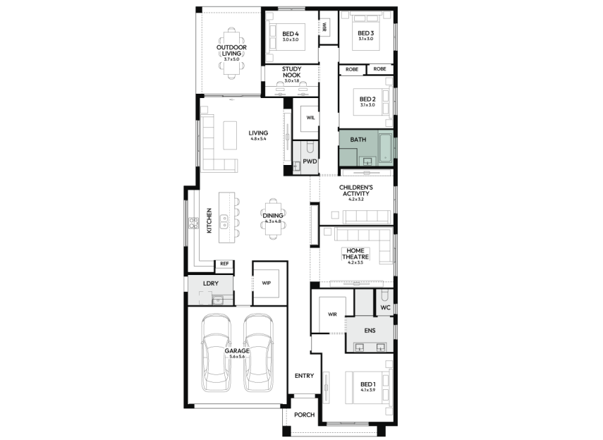 rhapsody-30-single-storey-home-design-floorplan-option-1-LHS