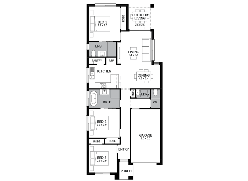  Australian House Plans Narrow Block House Design Ideas