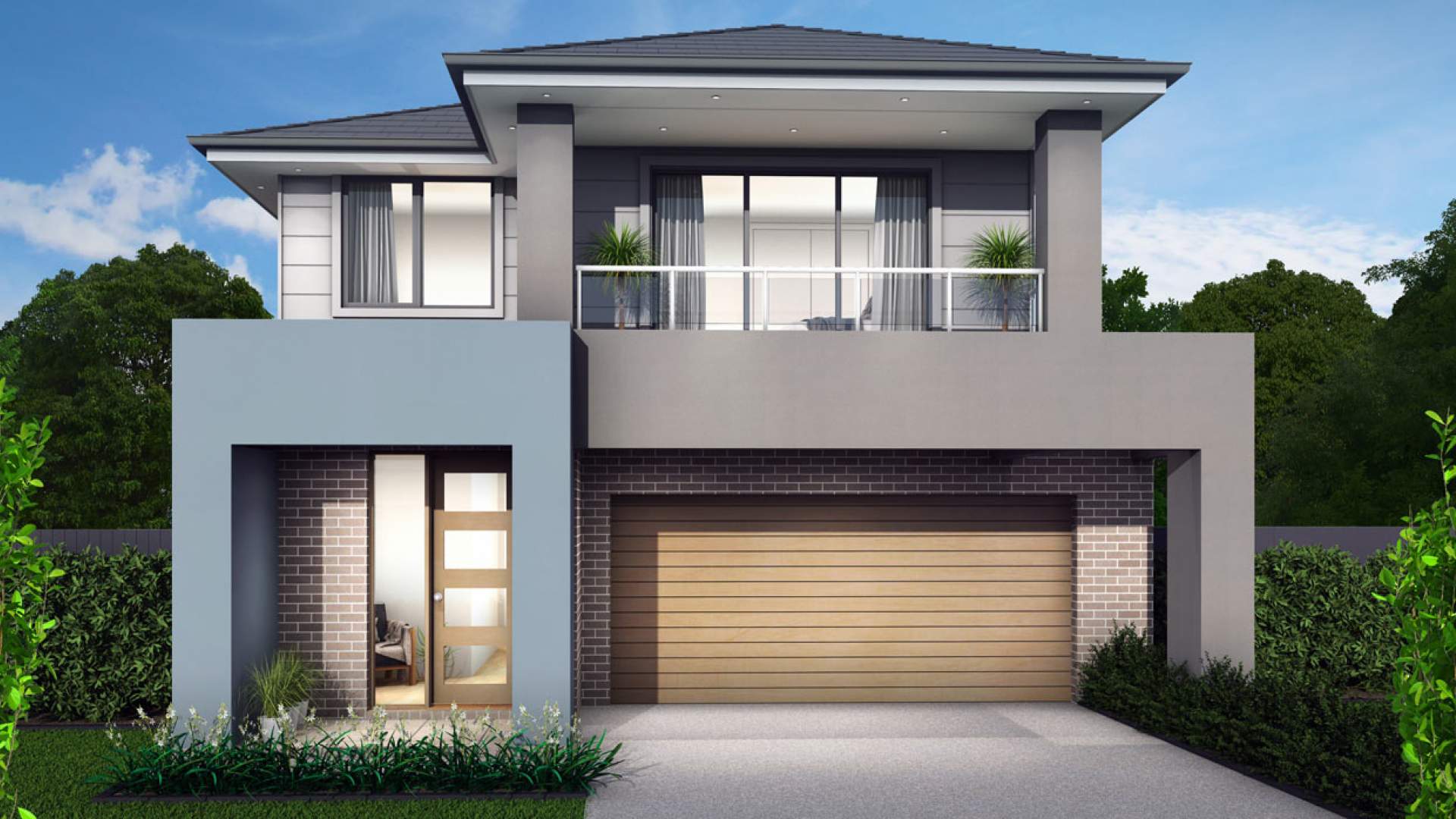 Applause Narrow Block House Design with 4 Bedrooms